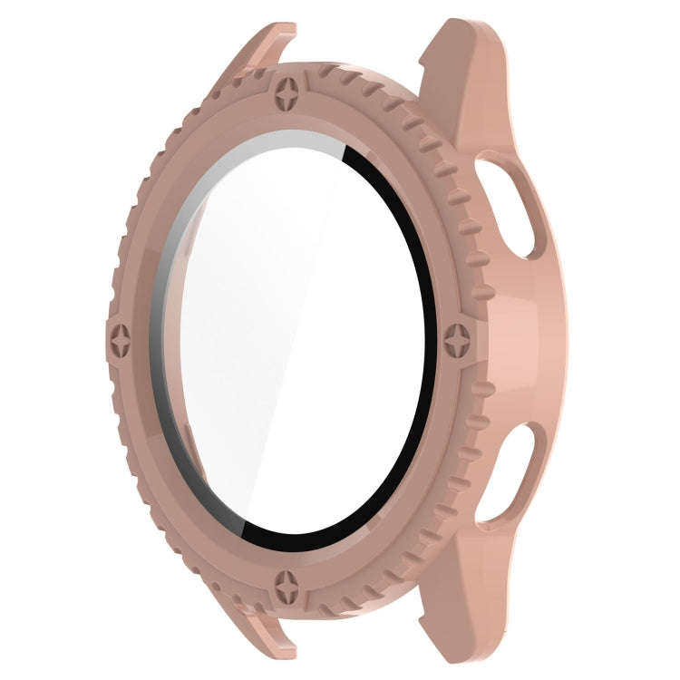 For Xiaomi Watch S3 PC + Tempered Film Integrated Watch Protective Case(Pink)