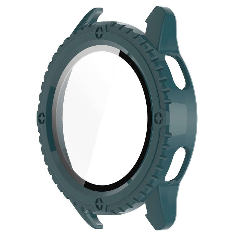 For Xiaomi Watch S3 PC + Tempered Film Integrated Watch Protective Case(Green)