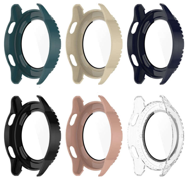 For Xiaomi Watch S3 PC + Tempered Film Integrated Watch Protective Case(Blue)