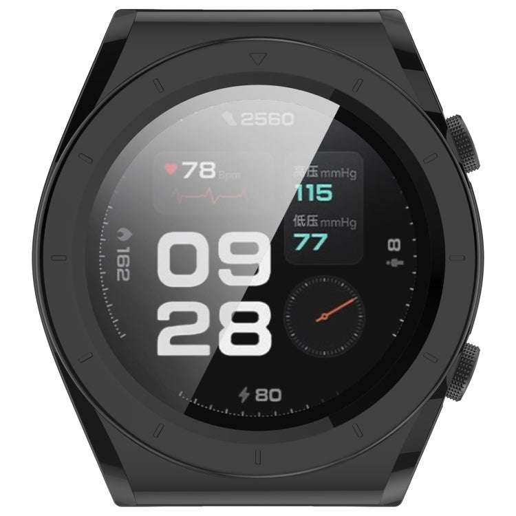 For Xiaomi Watch H1 PC + Tempered Film Integrated Watch Protective Case(Black)