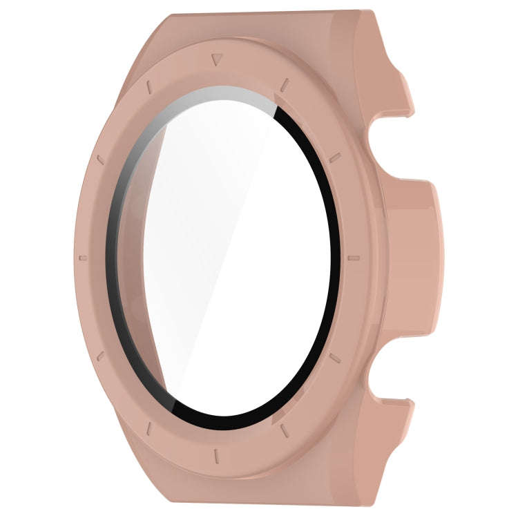 For Xiaomi Watch H1 PC + Tempered Film Integrated Watch Protective Case(Pink)