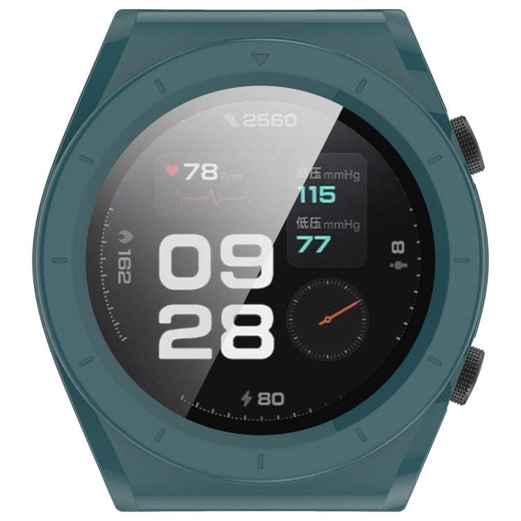 For Xiaomi Watch H1 PC + Tempered Film Integrated Watch Protective Case(Green)