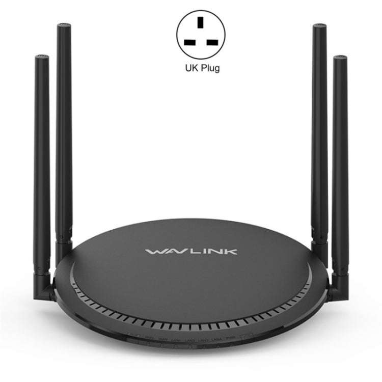 WAVLINK WN531AX2 AX1800 Dual Band Gigabit Wireless Internet Router WiFi 6 Repeater, Plug:UK Plug