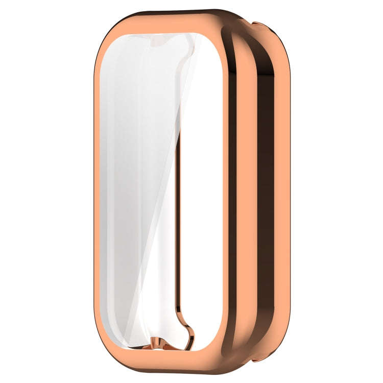 For Redmi Band 2 Full Package TPU Electroplated Watch Protective Case(Rose Gold)