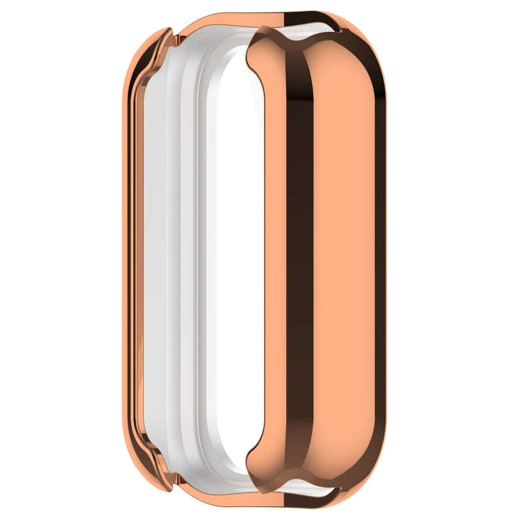 For Redmi Band 2 Full Package TPU Electroplated Watch Protective Case(Rose Gold)