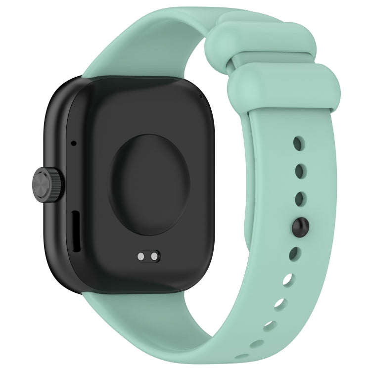 For Redmi Watch 4 Solid Color Liquid Silicone Watch Band(Green)