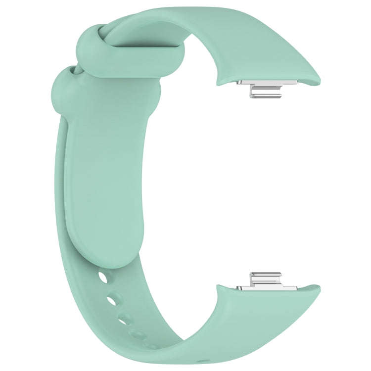 For Redmi Watch 4 Solid Color Liquid Silicone Watch Band(Green)