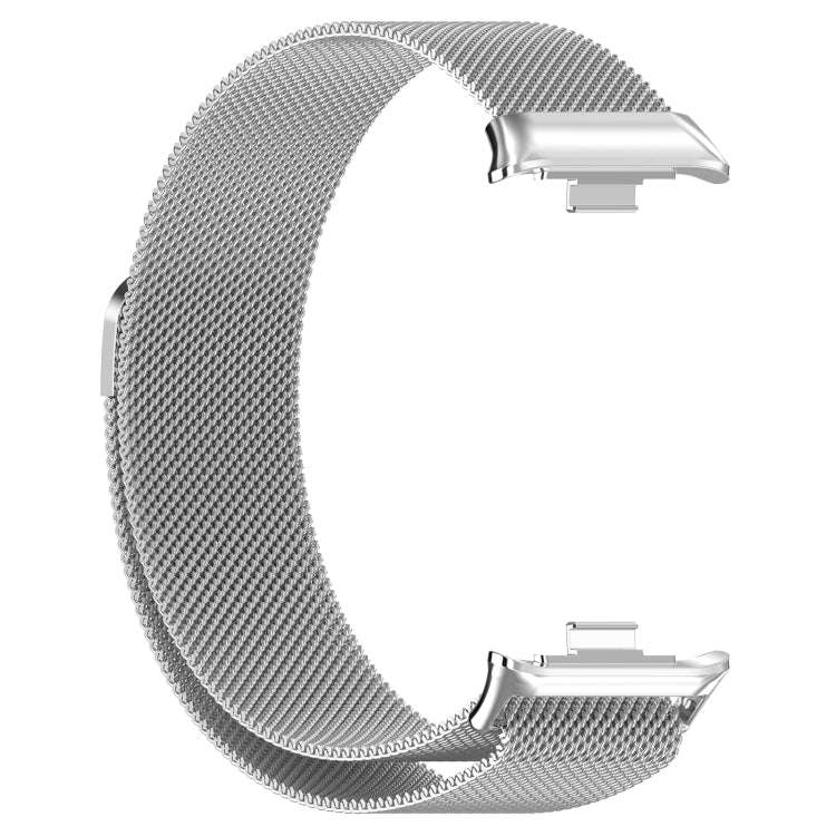 For Redmi Watch 4 Milan Magnetic Steel Mesh Watch Band(Silver)