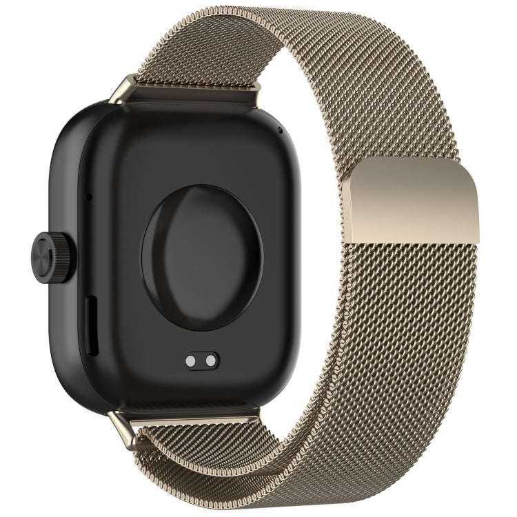 For Redmi Watch 4 Milan Magnetic Steel Mesh Watch Band(Starlight)