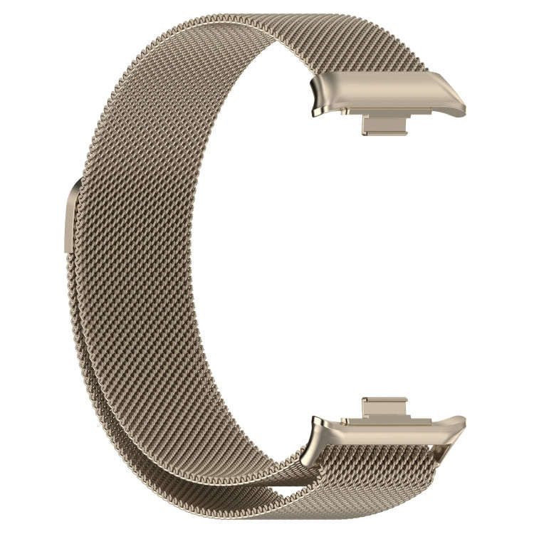 For Redmi Watch 4 Milan Magnetic Steel Mesh Watch Band(Starlight)