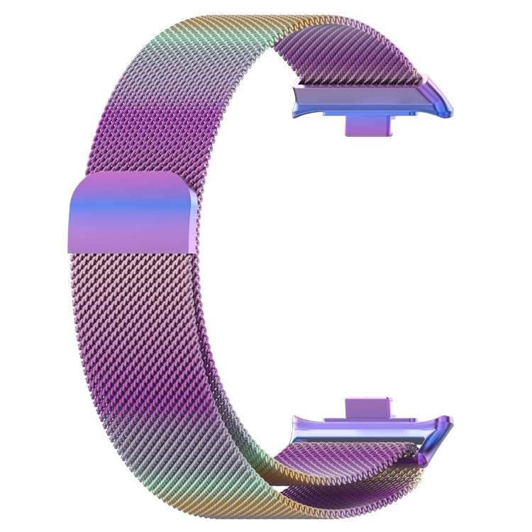 For Redmi Watch 4 Milan Magnetic Steel Mesh Watch Band(Colorful)