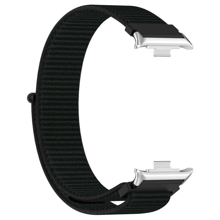 For Redmi Watch 4 / Watch 5 Nylon Loop Metal Connector Watch Band(Black)