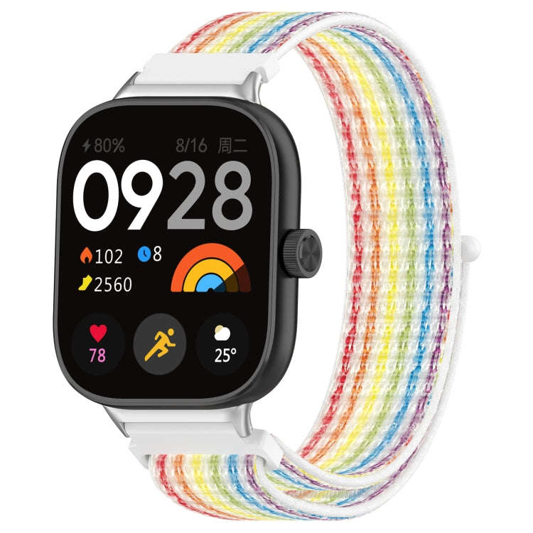 For Redmi Watch 4 / Watch 5 Nylon Loop Metal Connector Watch Band(Colorful)