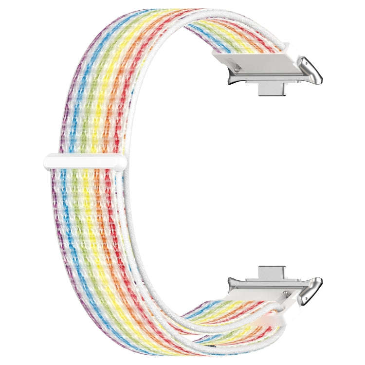 For Redmi Watch 4 / Watch 5 Nylon Loop Metal Connector Watch Band(Colorful)