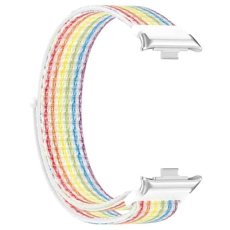 For Redmi Watch 4 / Watch 5 Nylon Loop Metal Connector Watch Band(Colorful)