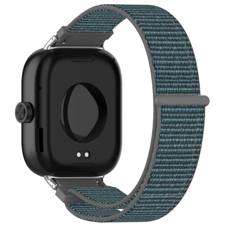 For Redmi Watch 4 / Watch 5 Nylon Loop Metal Connector Watch Band(Gray)
