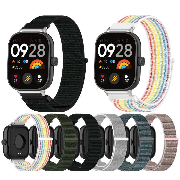 For Redmi Watch 4 / Watch 5 Nylon Loop Metal Connector Watch Band(Colorful)