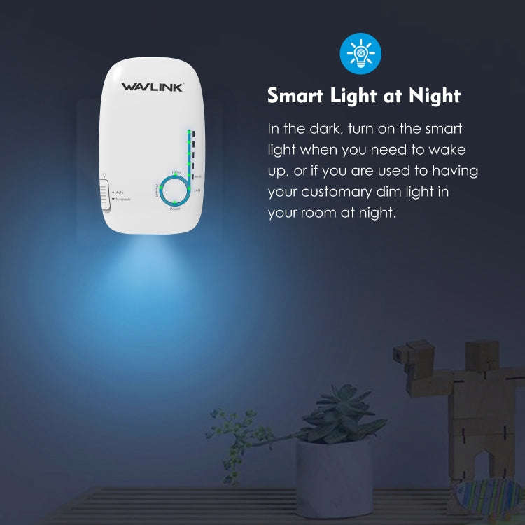 WAVLINK WN576K1 AC1200 Household WiFi Router Network Extender Dual Band Wireless Repeater, Plug:U...