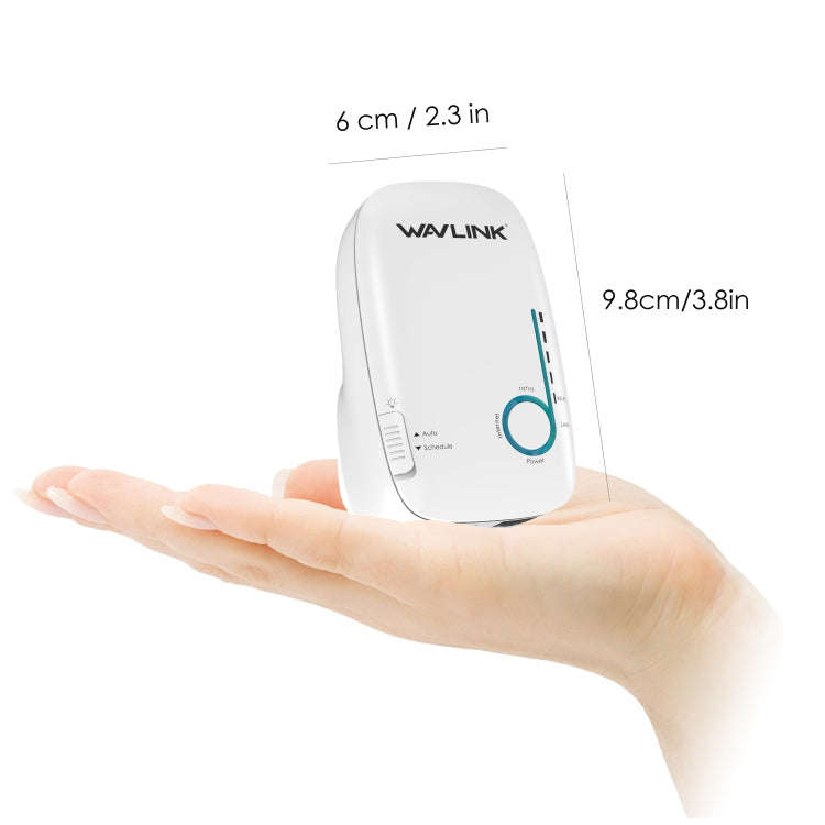 WAVLINK WN576K1 AC1200 Household WiFi Router Network Extender Dual Band Wireless Repeater, Plug:A...