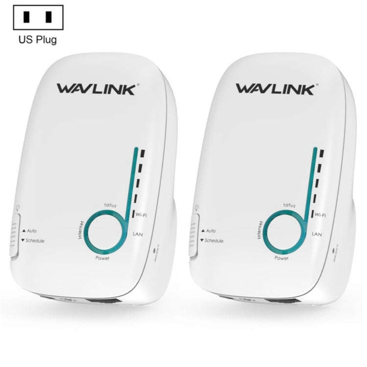 WAVLINK WN576K2 AC1200 Household WiFi Router Network Extender Dual Band Wireless Repeater, Plug:U...