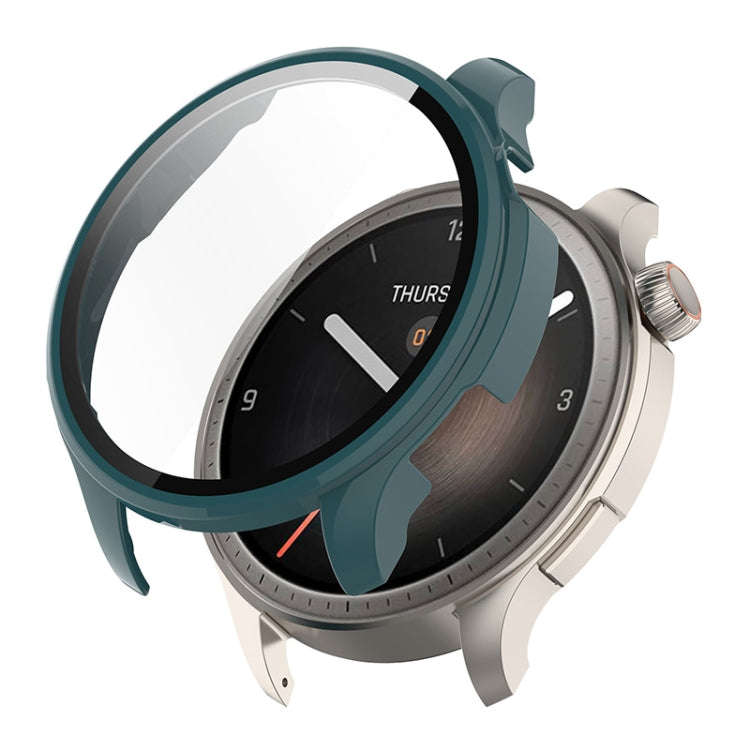 For Amazfit Balance A2286 ENKAY Hat-Prince Full Coverage Tempered Glass Film Integrated PC Watch ...