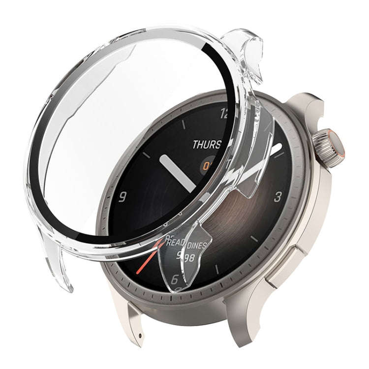 For Amazfit Balance A2286 ENKAY Hat-Prince Full Coverage Tempered Glass Film Integrated PC Watch ...