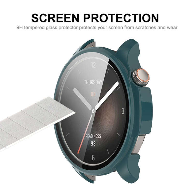 For Amazfit Balance A2286 ENKAY Hat-Prince Full Coverage Tempered Glass Film Integrated PC Watch ...