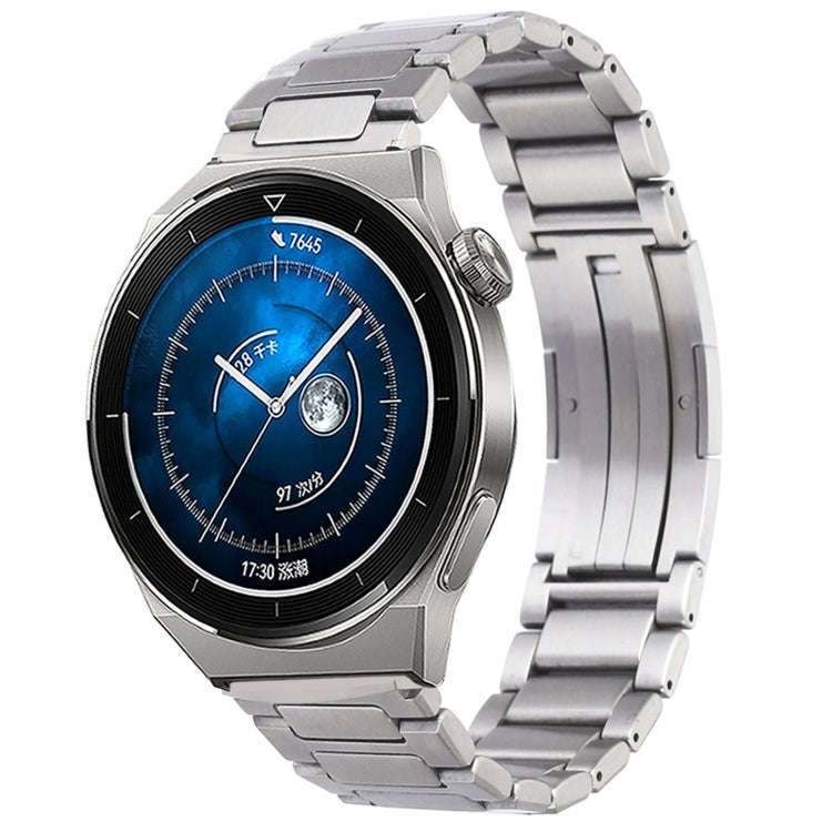 For Huawei Watch GT3 Pro 46mm / Watch GT3 46mm H-Shaped Folding Buckle Stainless Steel Metal Watc...