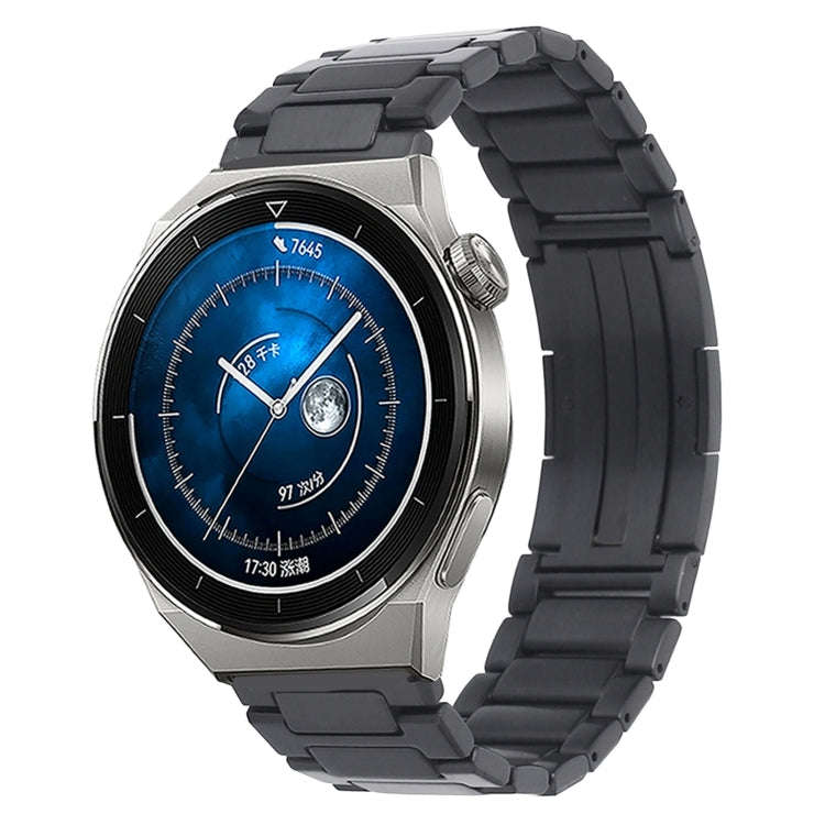 For Huawei Watch GT3 Pro 46mm / Watch GT3 46mm H-Shaped Folding Buckle Stainless Steel Metal Watc...