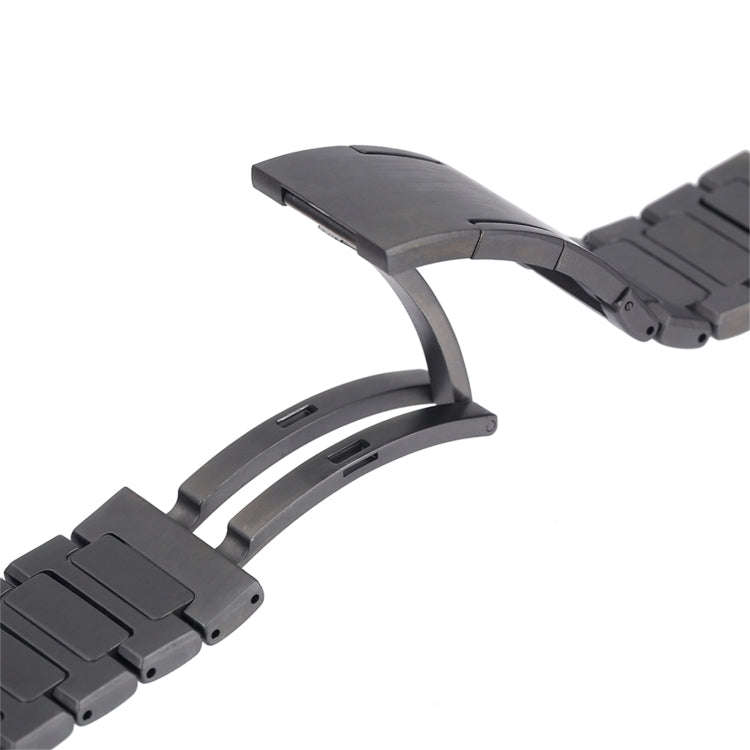 For Huawei Watch GT2 Pro / GT 2e H-Shaped Folding Buckle Stainless Steel Metal Watch Band(Silver)