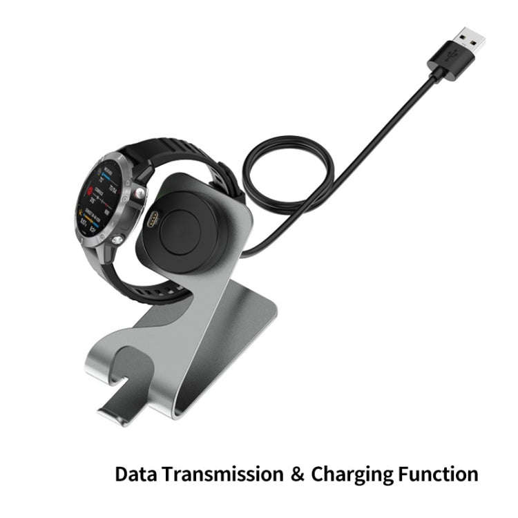 JUNSUNMAY For Garmin Venu 3 / Venu 3S USB Port Aluminum Alloy Watch Charger Holder, Length: 1.5m(...