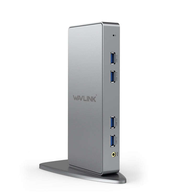WAVLINK WL-UG39DK7 USB3.0 Hub Adapter Multi-Screen Graphics Card Universal Docking Station, Plug:...