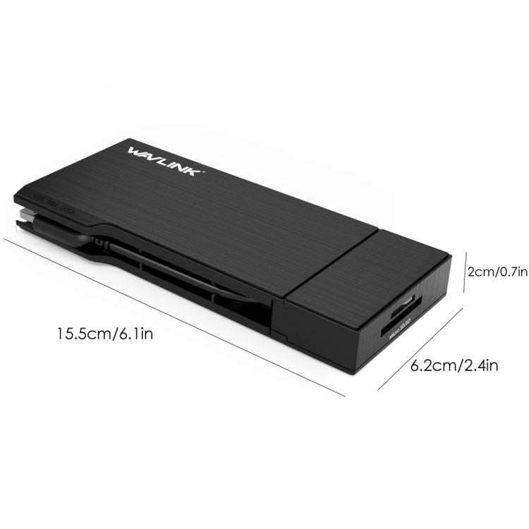 WAVLINK WL-UG39DH2 USB3.0 to HD / VGA / Gigabit Ethernet Splitter Adapter
