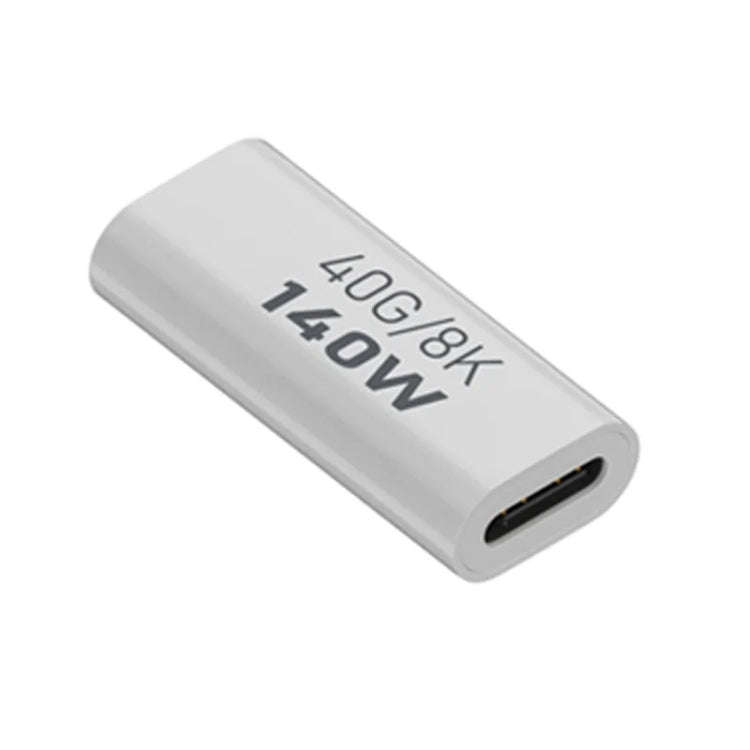 USB 3.1 Type-C to Type-C 40Gbps 8K Transmission Adapter 140W 5A Charge, Specification:Type-C Fema...