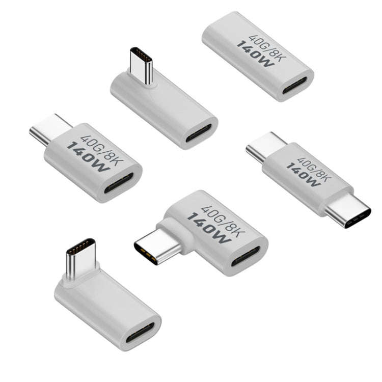 USB 3.1 Type-C to Type-C 40Gbps 8K Transmission Adapter 140W 5A Charge, Specification:Type-C Male...