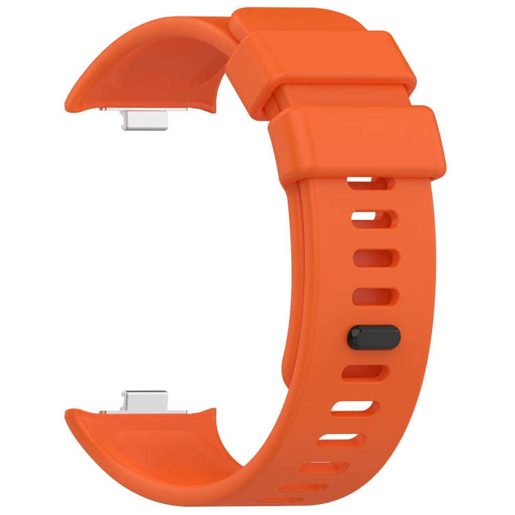 For Redmi Watch 4 Solid Color Silicone Sports Watch Band(Orange)