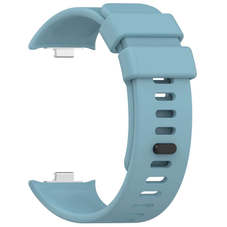 For Redmi Watch 4 Solid Color Silicone Sports Watch Band(Light Blue)