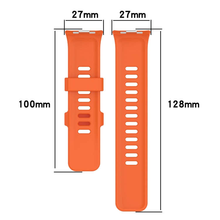 For Redmi Watch 4 Solid Color Silicone Sports Watch Band(Light Blue)