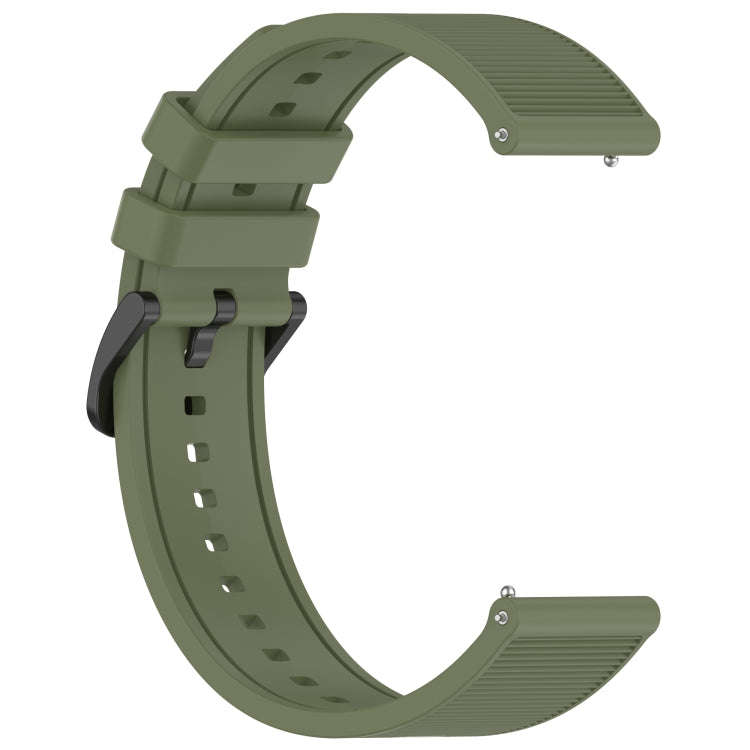 For Xiaomi MI Watch Color 22mm Textured Silicone Solid Color Watch Band(White)