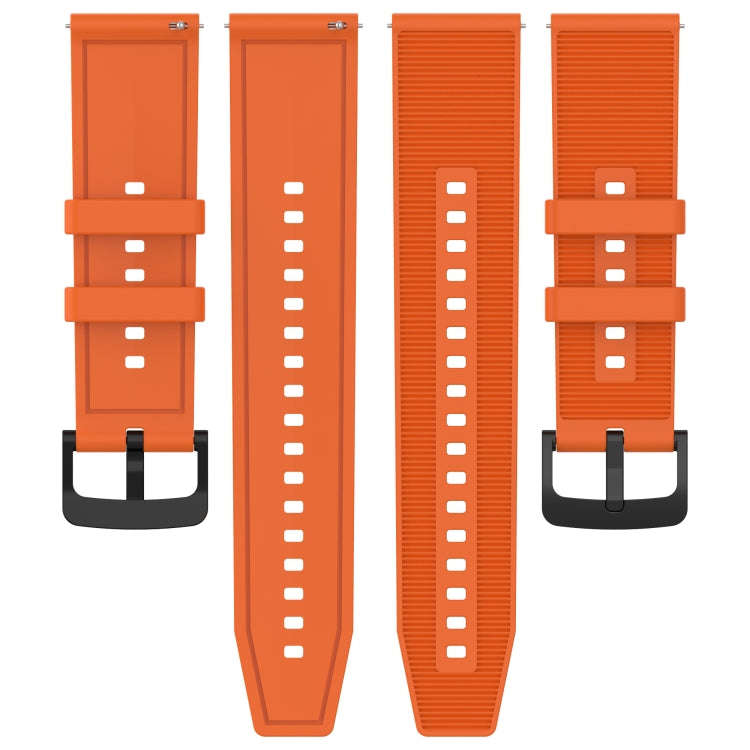 For Xiaomi MI Watch Color 22mm Textured Silicone Solid Color Watch Band(Red)