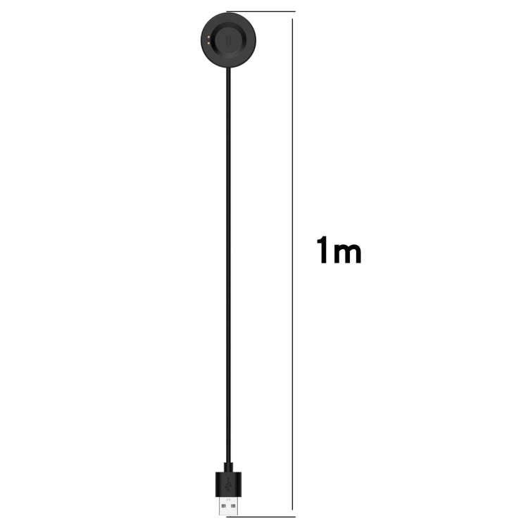 For iTouch Air 3 Smart Watch Magnetic Charging Cable, Length: 1m(Black)