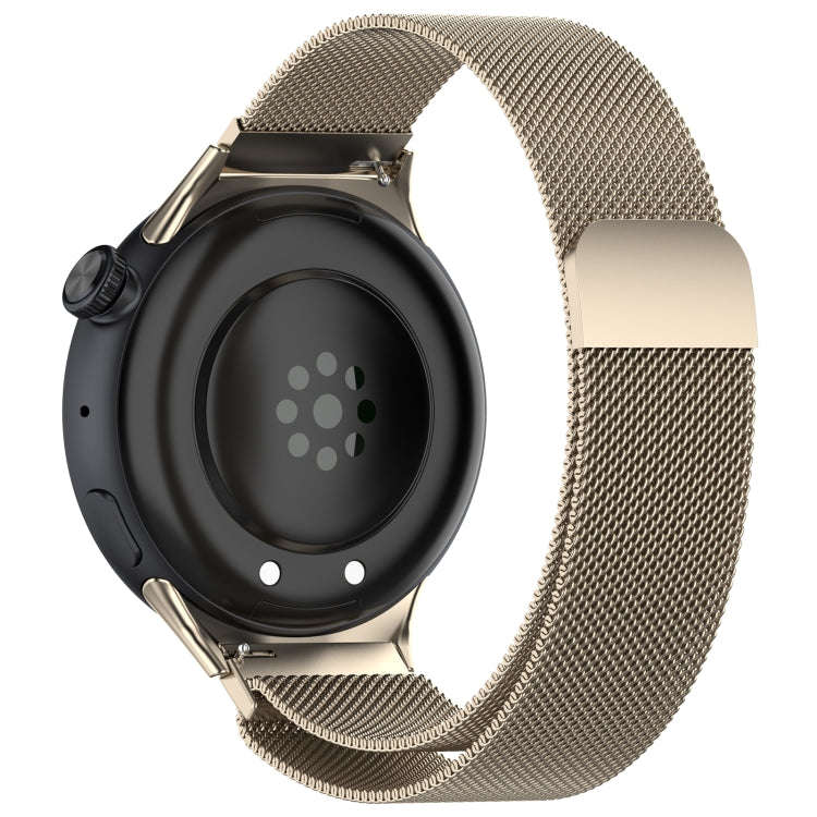 For vivo Watch 3 Milan Magnetic Steel Mesh Watch Band(Starlight Color)