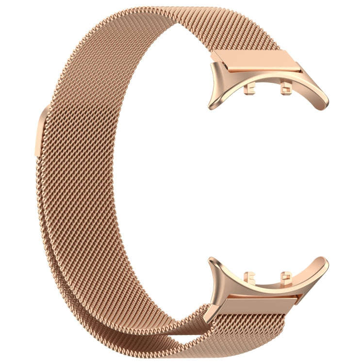 For vivo Watch 3 Milan Magnetic Steel Mesh Watch Band(Rose Gold)
