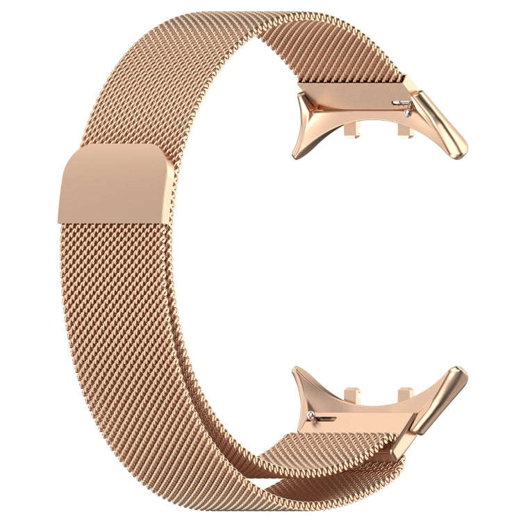 For vivo Watch 3 Milan Magnetic Steel Mesh Watch Band(Rose Gold)