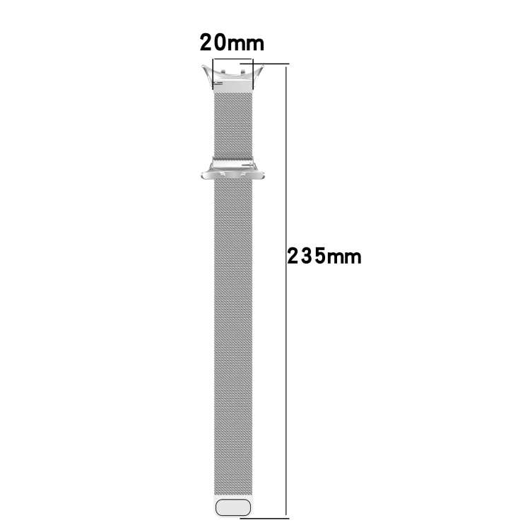 For vivo Watch 3 Milan Magnetic Steel Mesh Watch Band(Rose Gold)