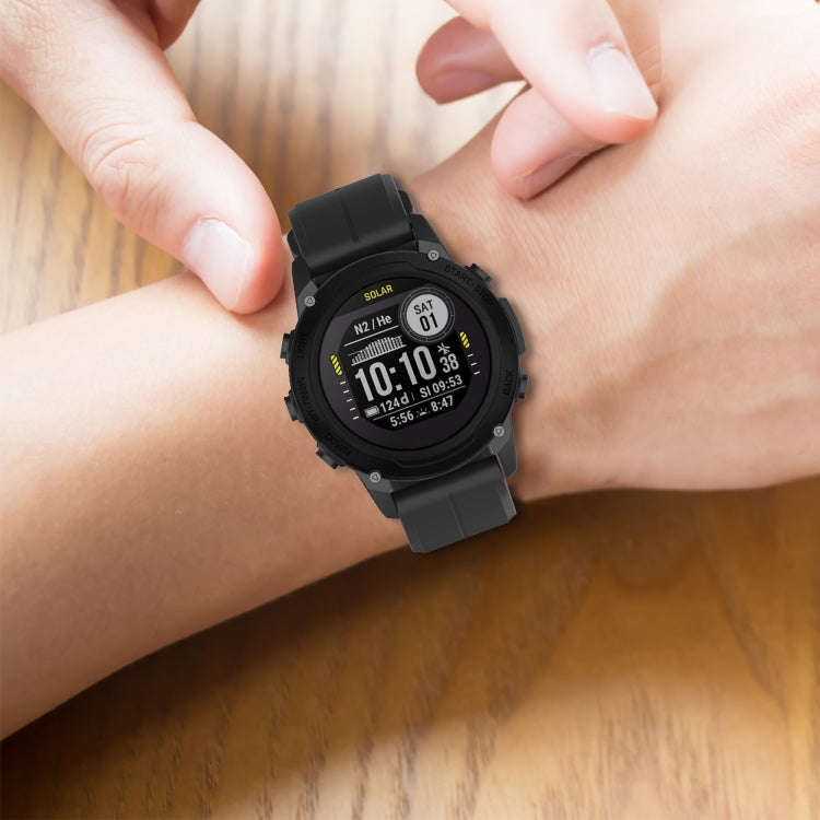 For Garmin  Instinct 2 Solar Solid Color Sports Silicone Watch Band(Red)