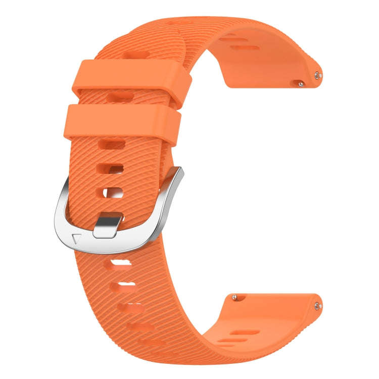 For Garmin D2 Air X10 43mm Cross Texture Silicone Watch Band(Orange)