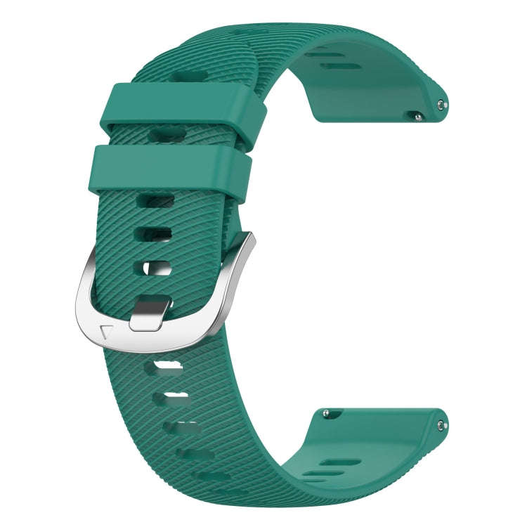 For Garmin D2 Air X10 43mm Cross Texture Silicone Watch Band(Green)