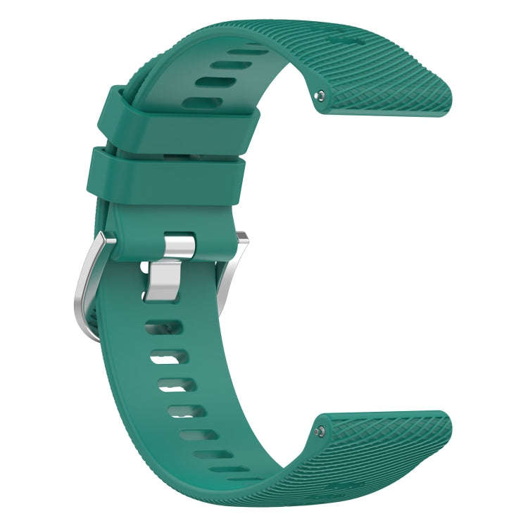 For Garmin D2 Air X10 43mm Cross Texture Silicone Watch Band(Green)