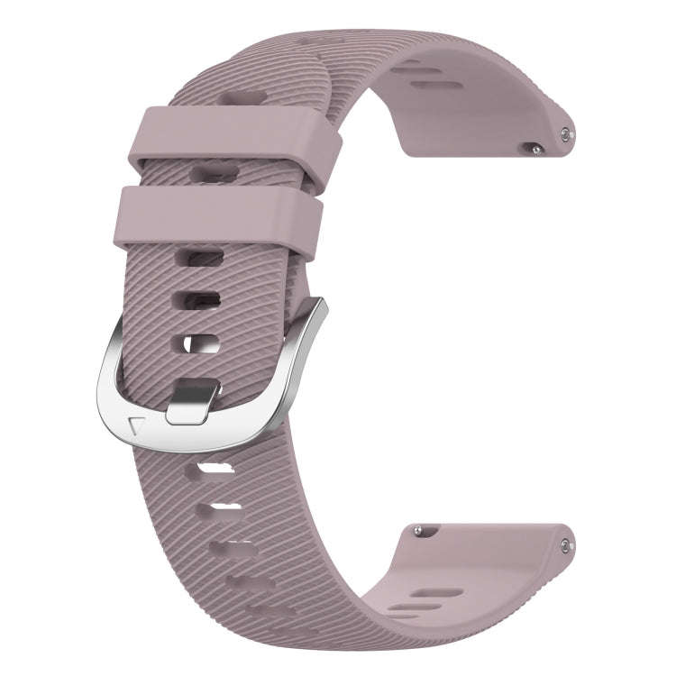 For Garmin D2 Air X10 43mm Cross Texture Silicone Watch Band(Purple)
